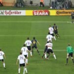FIFA World Cup football match at Moses Mabhida Stadium