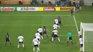 FIFA World Cup football match at Moses Mabhida Stadium